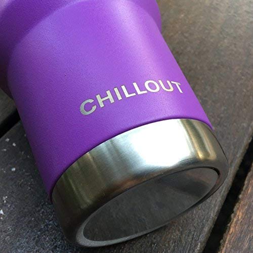 Stainless Steel Tumbler with Handle - Cherry Red by Chillout Life for  Unisex - 6 x 30 oz Tumbler 