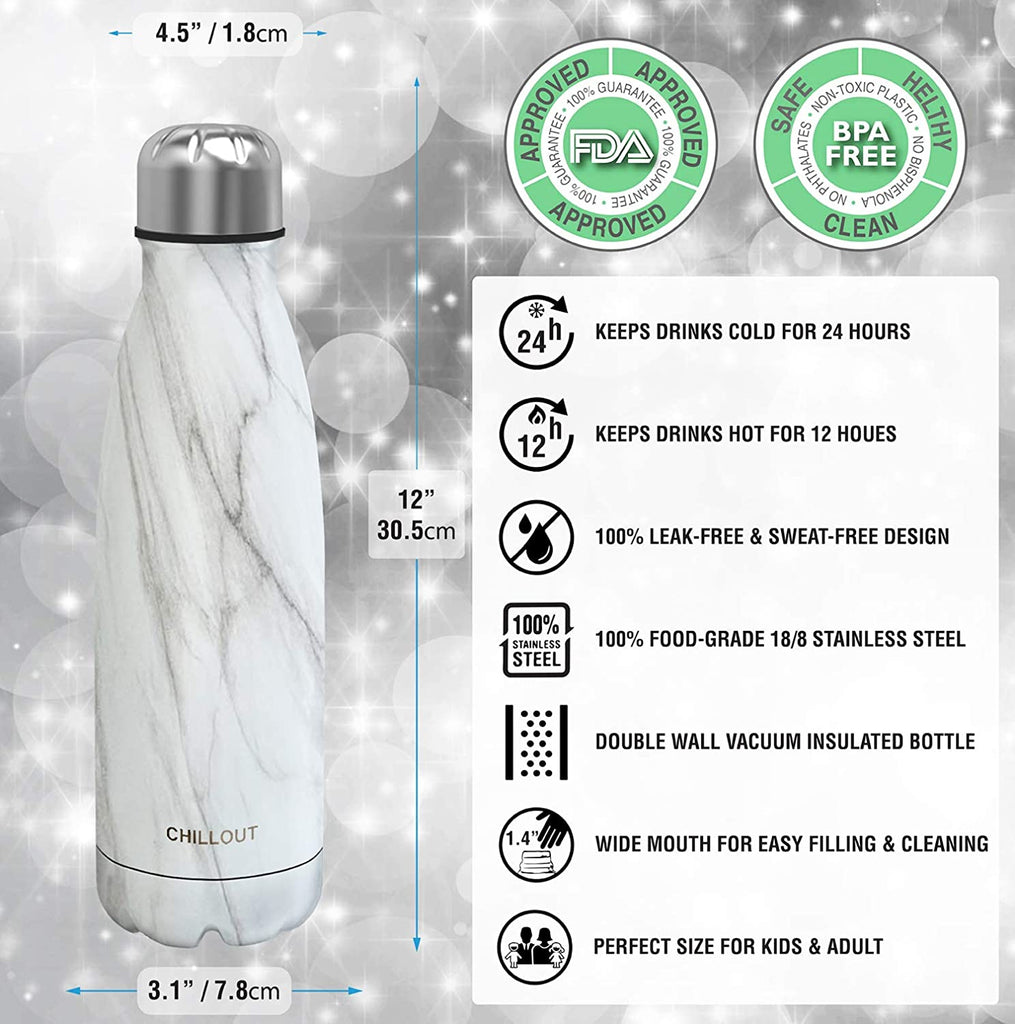  CHILLOUT LIFE Stainless Steel Water Bottle for Kids