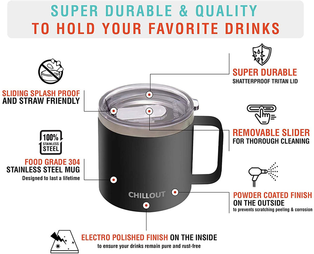 GTHUNDER Coffee Thermos With Temperature Display - Coffee...